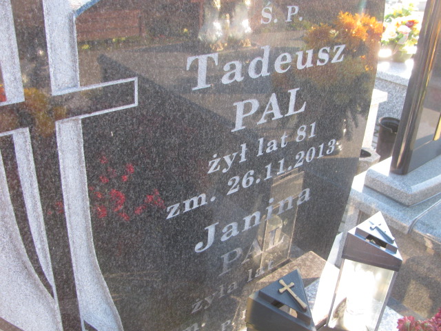 Janina Pal 1939 Hrubieszów - Grobonet - Wyszukiwarka osób pochowanych