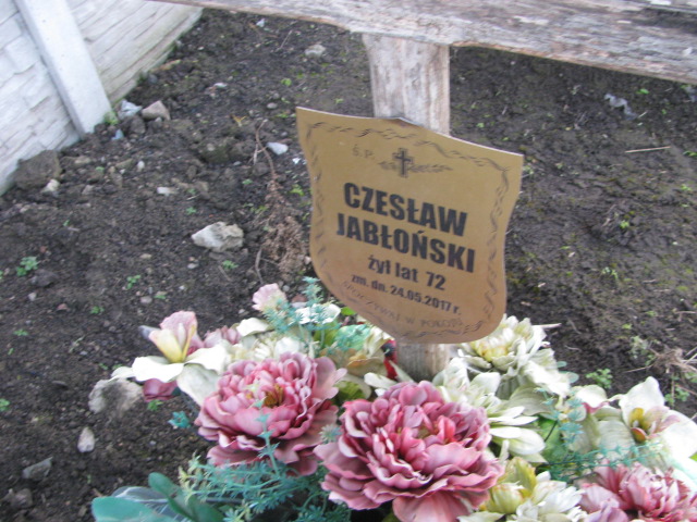 Czesław Jabłoński 1945 Hrubieszów - Grobonet - Wyszukiwarka osób pochowanych
