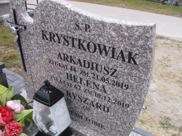 Arkadiusz Krystkowiak 1974 Hrubieszów - Grobonet - Wyszukiwarka osób pochowanych