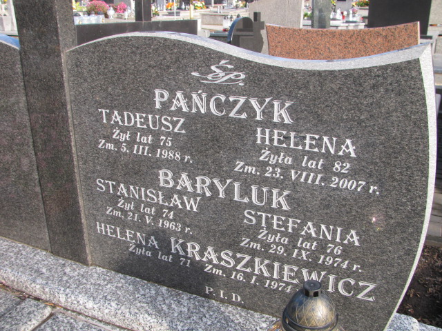 Stanisław Baryluk Hrubieszów - Grobonet - Wyszukiwarka osób pochowanych