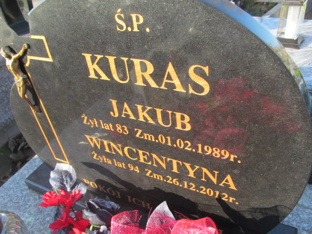 Wincentyna Kuras Hrubieszów - Grobonet - Wyszukiwarka osób pochowanych