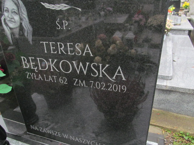 Teresa Będkowska 1956 Hrubieszów - Grobonet - Wyszukiwarka osób pochowanych