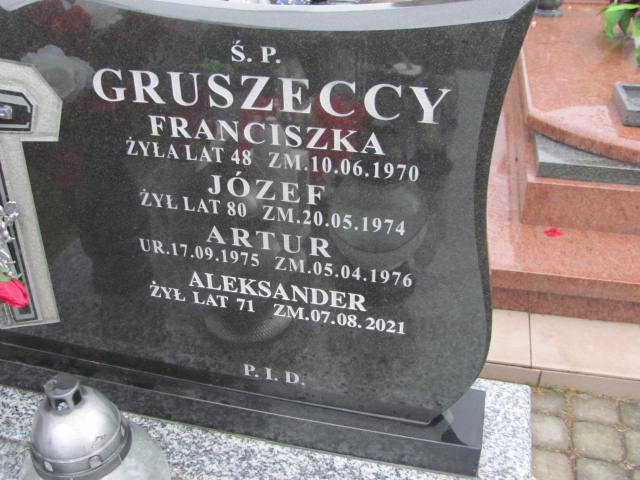 Artur Gruszewski 1975 Hrubieszów - Grobonet - Wyszukiwarka osób pochowanych